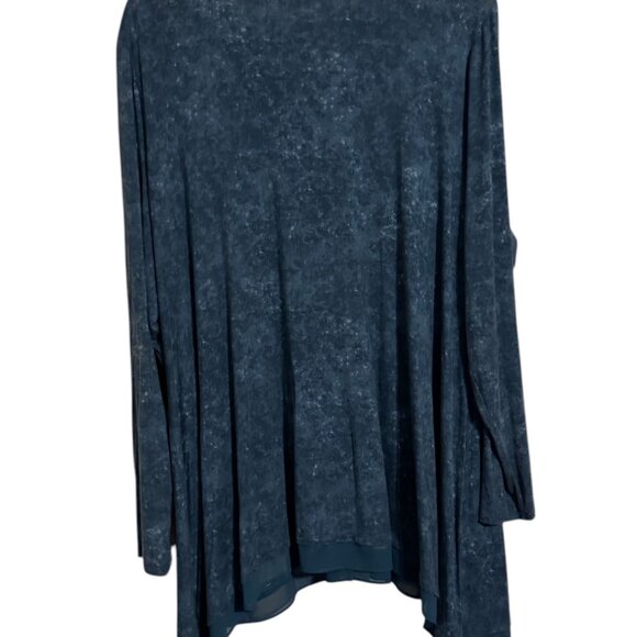 ❤️LOGO by LORI GOLDSTEIN  SCARF HEM TOP   XLARGE - Picture 5 of 6